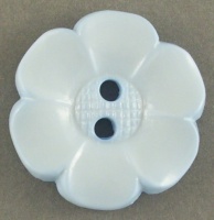 Flower Button - Pale Blue - 22mm